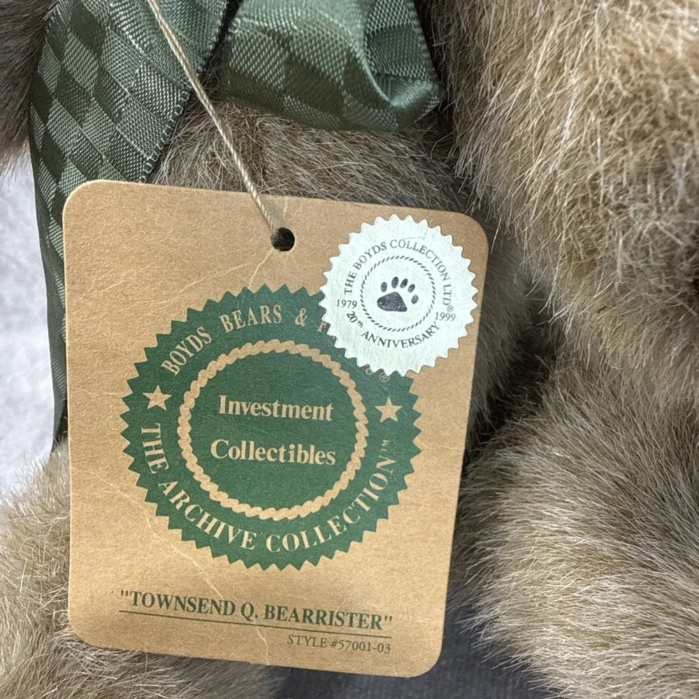 Boyds Bears Townsend Q Barista Investment Collection 10